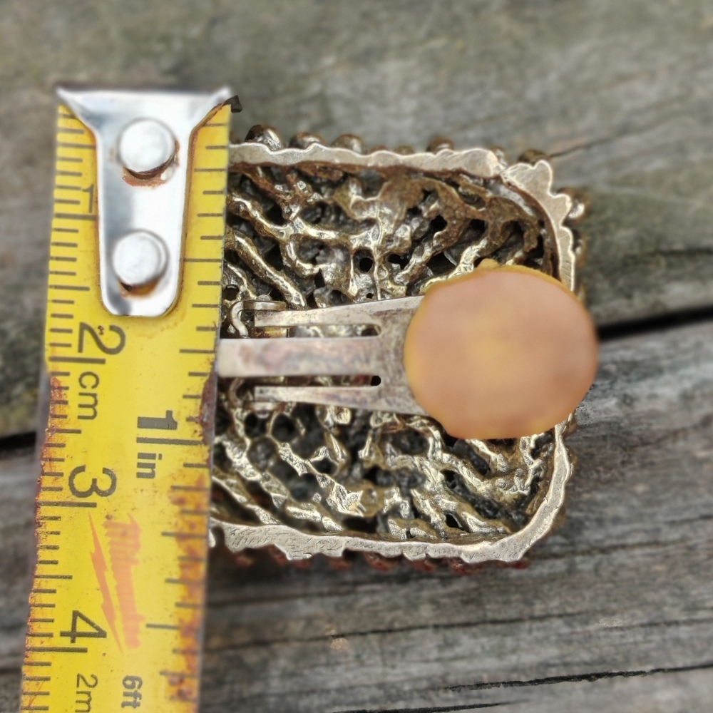 Vintage Large Knot Earrings - Picture 4 of 4